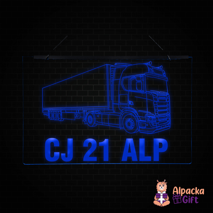 Placheta LED -Camion + Nr Inmaticulare [4]