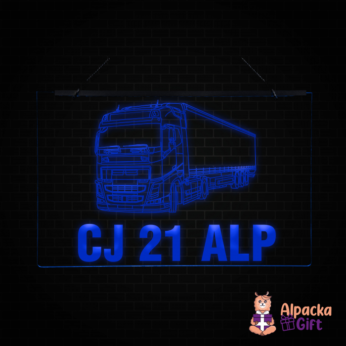 Placheta LED - Camion VOLVO + Nr Inmatriculare [4]