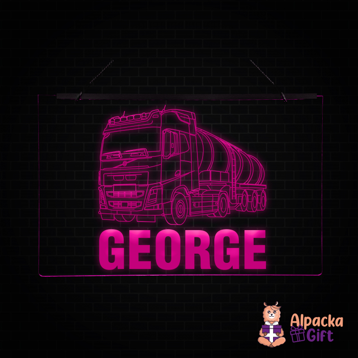 Placheta LED - Cisterna VOLVO + Nume [6]