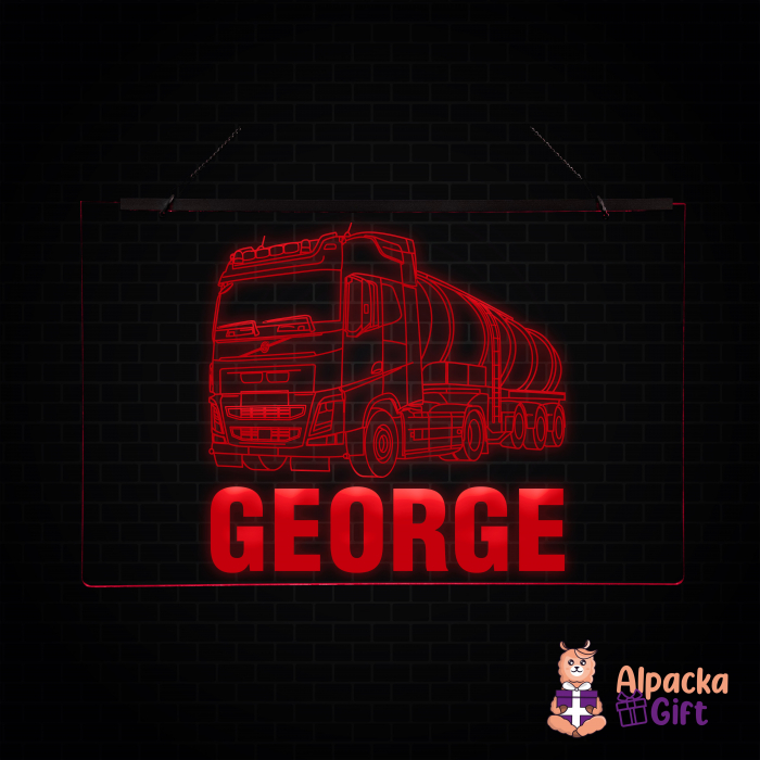 Placheta LED - Cisterna VOLVO + Nume [3]