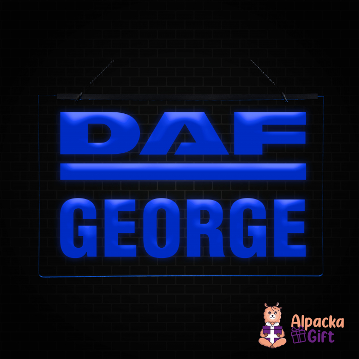 Placheta LED - DAF + Nume [4]