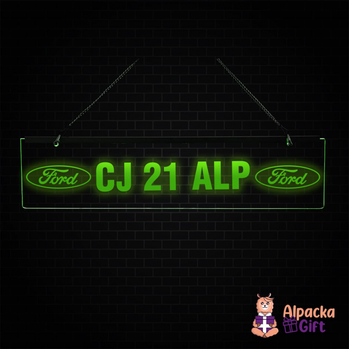 Placheta LED - Ford + Nr. Inmatriculare [3]