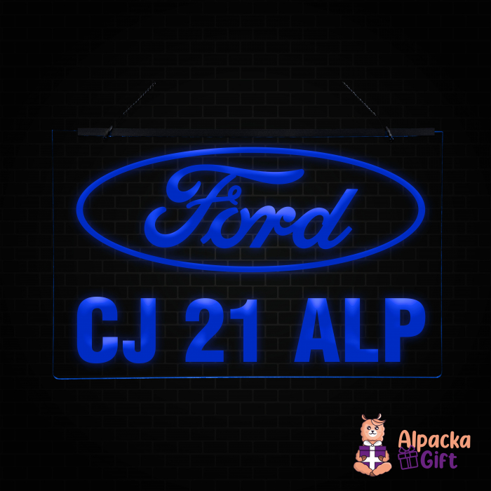 Placheta LED - FORD + Numar de inmatriculare [4]