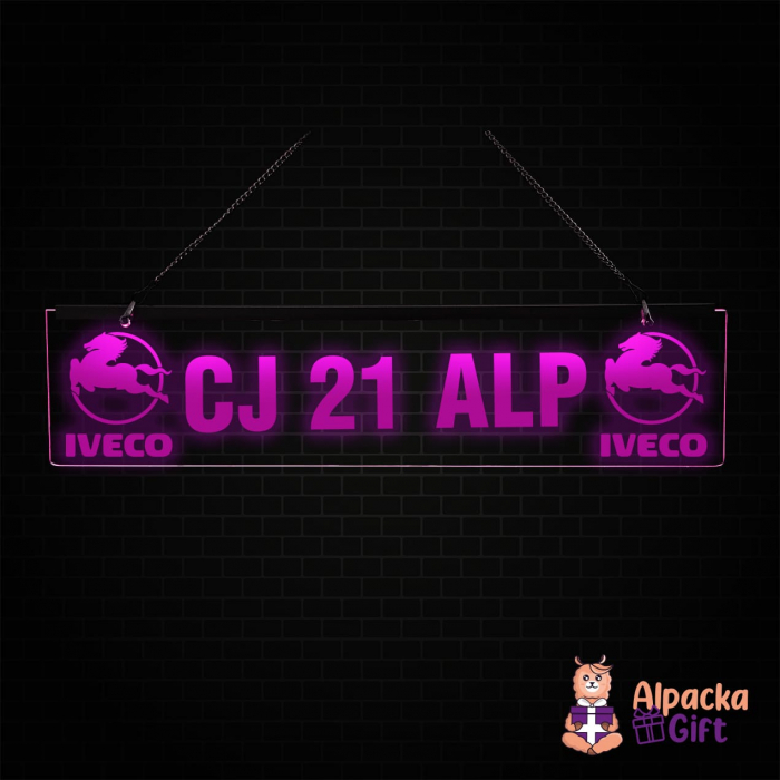 Placheta LED - Iveco + Nr. Inmatriculare [4]