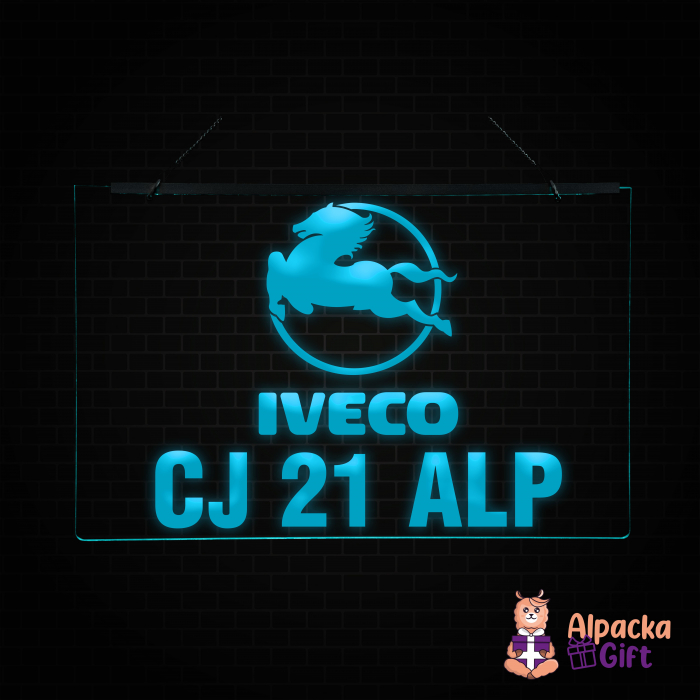 Placheta LED - IVECO + Numar de inmatriculare [4]