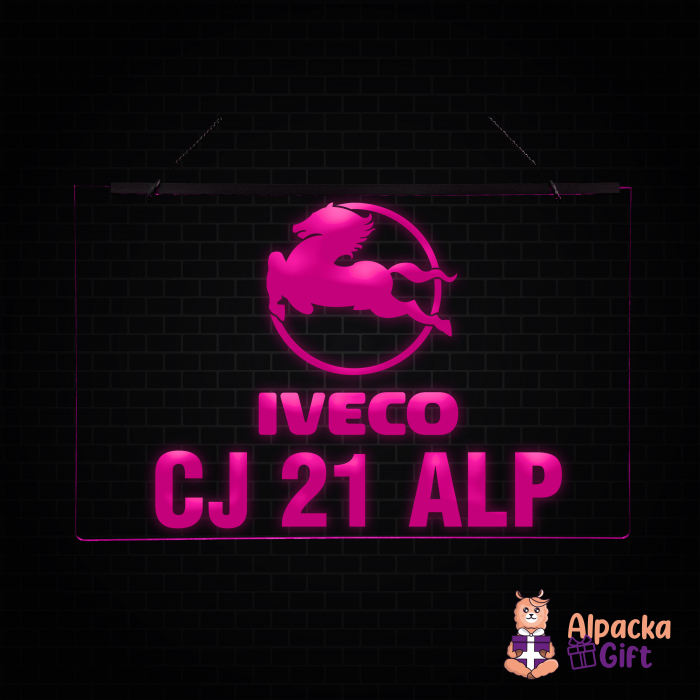 Placheta LED - IVECO + Numar de inmatriculare [2]