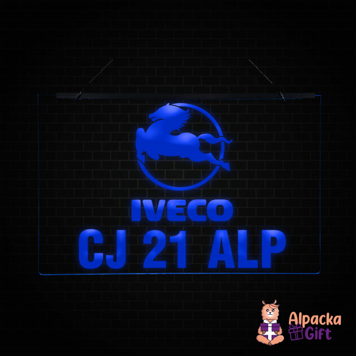 Placheta LED - IVECO + Numar de inmatriculare [5]