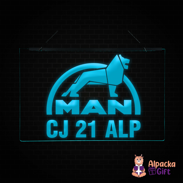 Placheta LED - MAN + Numar de inmatriculare [3]