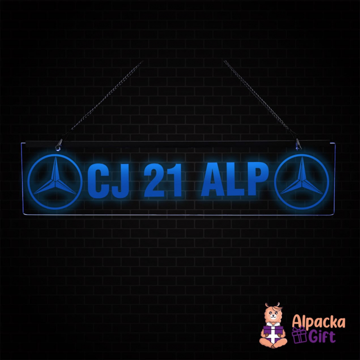 Placheta LED - Mercedes + Nr. Inmatriculare [2]