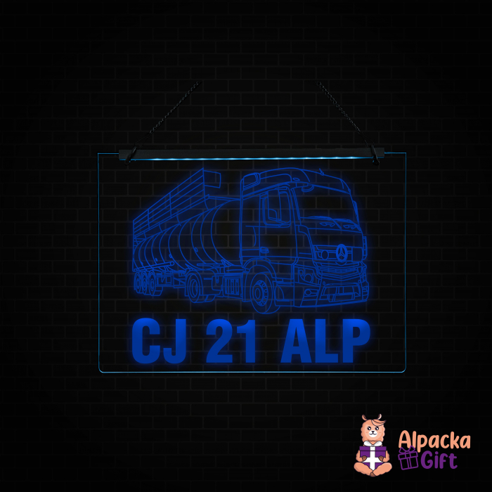 Placheta LED - Mercedes Cisterna + Nr. Inmatriculare [4]
