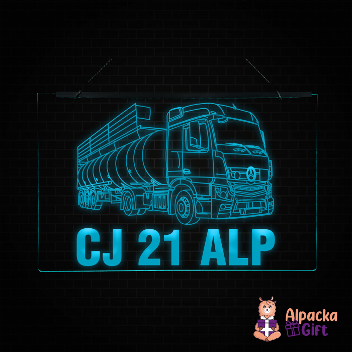 Placheta LED - Mercedes Cisterna + Nr. Inmatriculare [3]