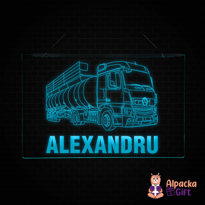 Placheta LED - Mercedes Cisterna + Nume [3]