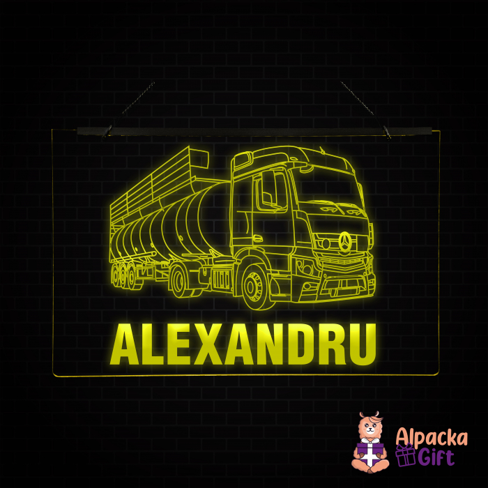 Placheta LED - Mercedes Cisterna + Nume [5]