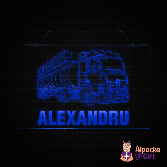 Placheta LED - Mercedes Cisterna + Nume [2]