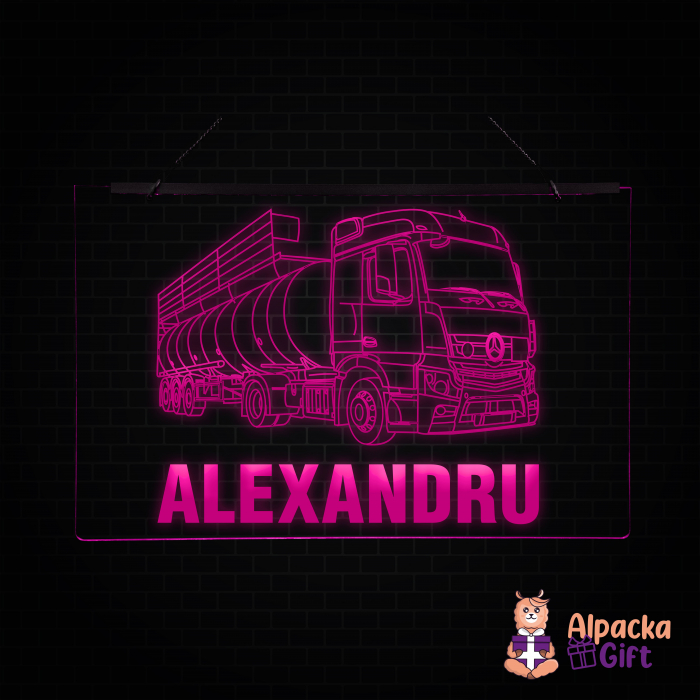 Placheta LED - Mercedes Cisterna + Nume [1]