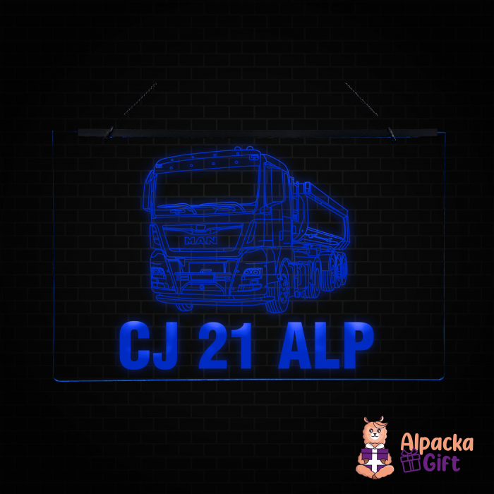 Placheta LED - Bascula MAN + Nr Inmatriculare [4]