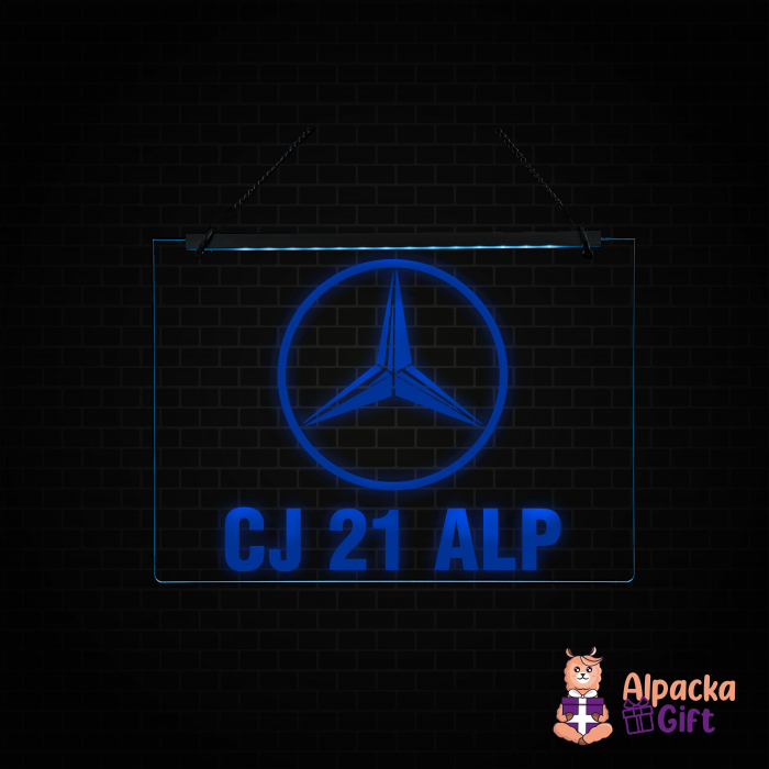 Placheta LED - Mercedes + Numar de inmatriculare [4]