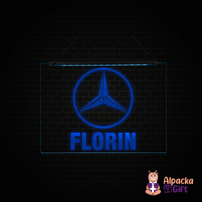 Placheta LED - Mercedes + Nume [3]