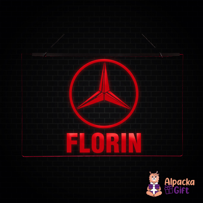 Placheta LED - Mercedes + Nume [5]