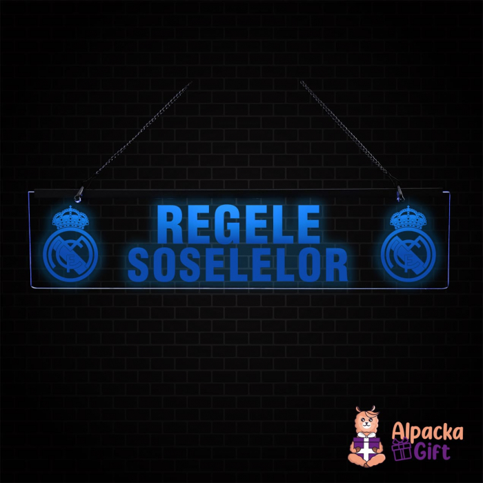 Placheta LED - Real Madrid + Porecla [2]