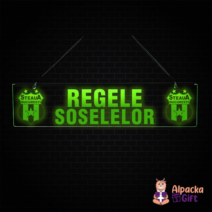 Placheta LED - Steaua Bucuresti + Porecla [2]