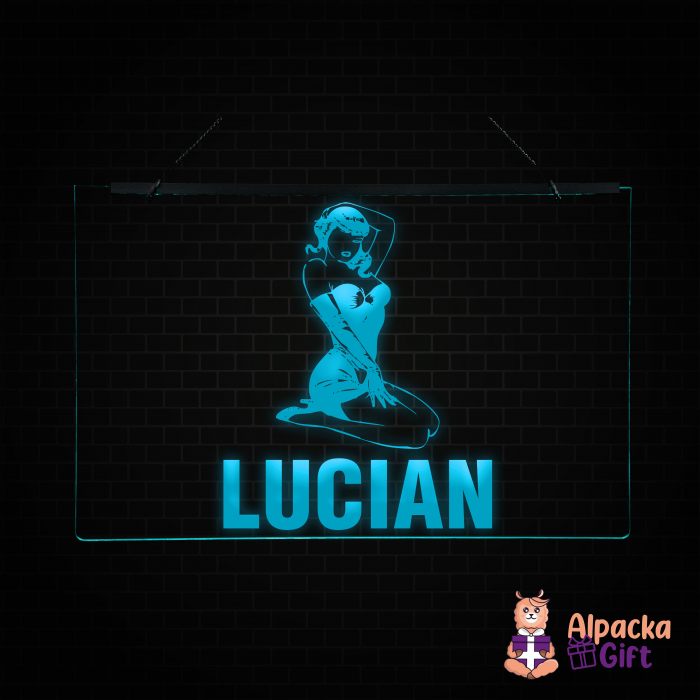 Placheta LED - Silueta2 + Nume [3]