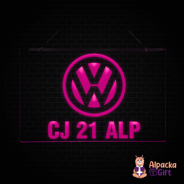 Placheta LED - Volkswagen + Numar de inmatriculare [5]