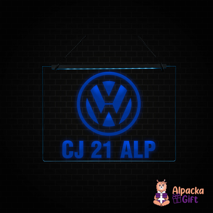 Placheta LED - Volkswagen + Numar de inmatriculare [2]