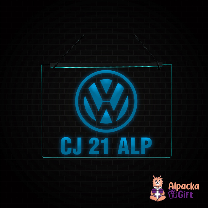 Placheta LED - Volkswagen + Numar de inmatriculare [4]