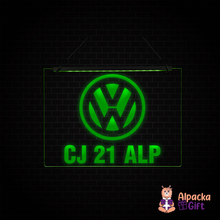 Placheta LED - Volkswagen + Numar de inmatriculare [3]