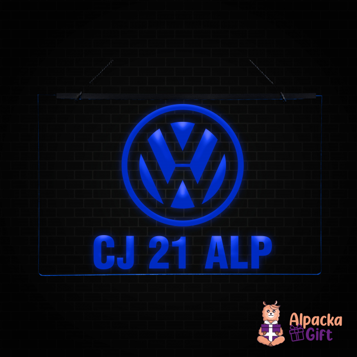 Placheta LED - Volkswagen + Numar de inmatriculare [4]