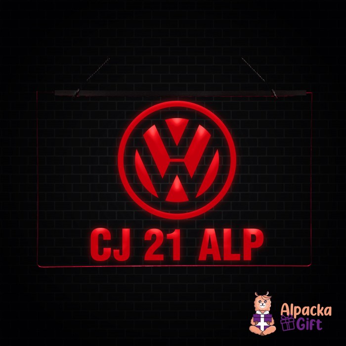 Placheta LED - Volkswagen + Numar de inmatriculare [2]