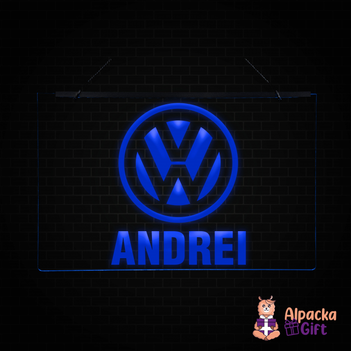 Placheta LED - Volkswagen + Nume [4]