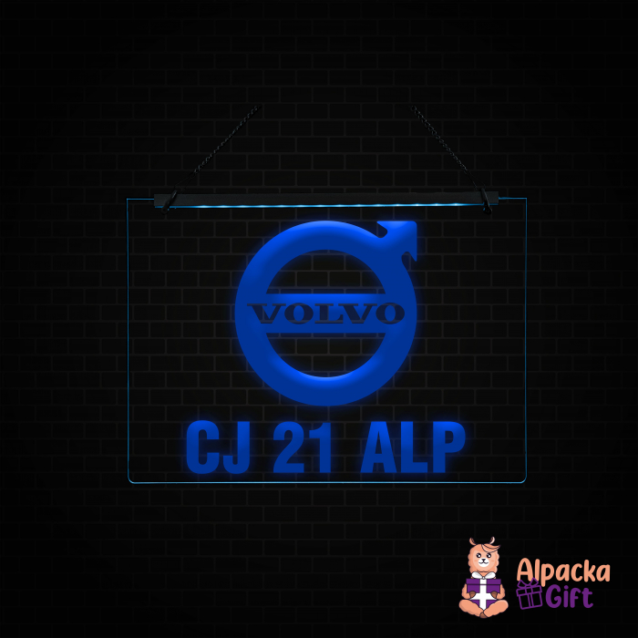 Placheta LED - VOLVO + Numar de inmatriculare [2]