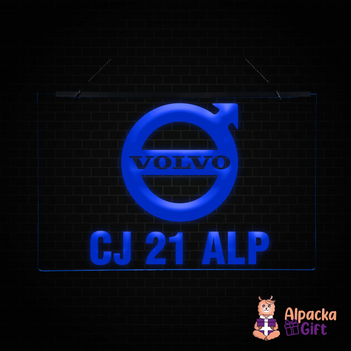 Placheta LED - VOLVO + Numar de inmatriculare [4]