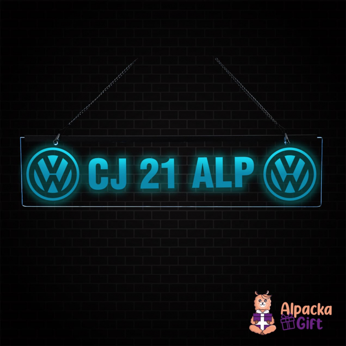 Placheta LED - VW + Nr. Inmatriculare [3]