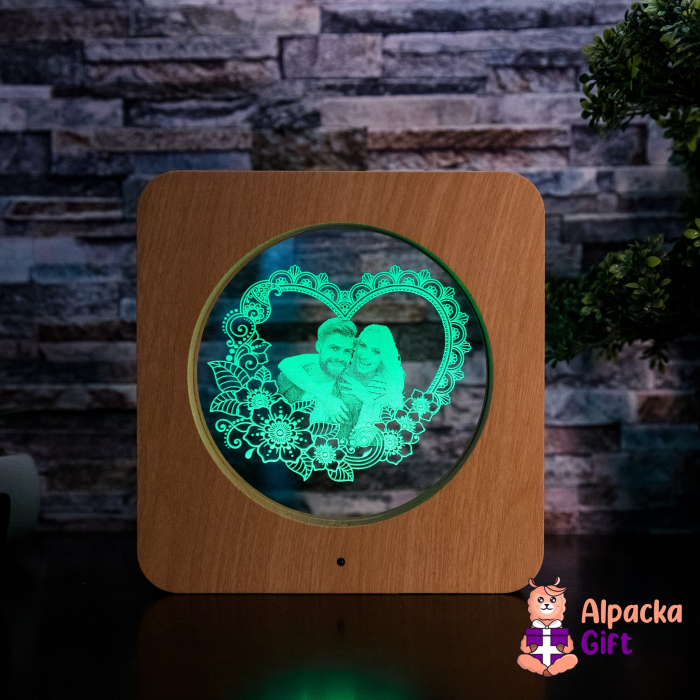 Ramă de Masă LED - Inimă 2 [2]