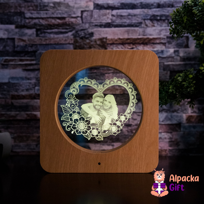 Ramă de Masă LED - Inimă 2 [4]