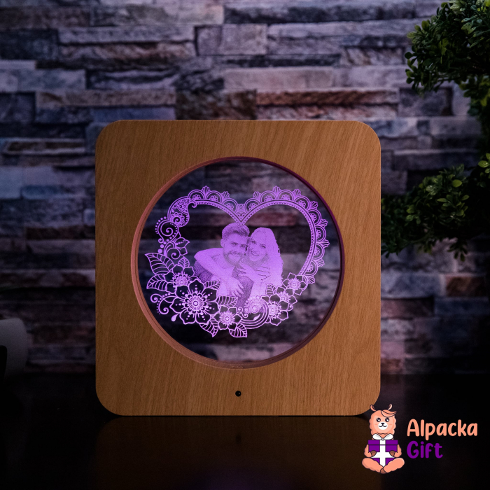 Ramă de Masă LED - Inimă 2 [7]