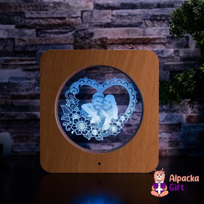 Ramă de Masă LED - Inimă 2 [5]