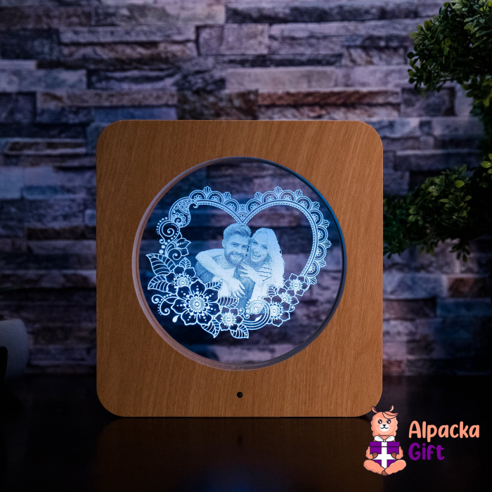 Ramă de Masă LED - Inimă 2 [6]