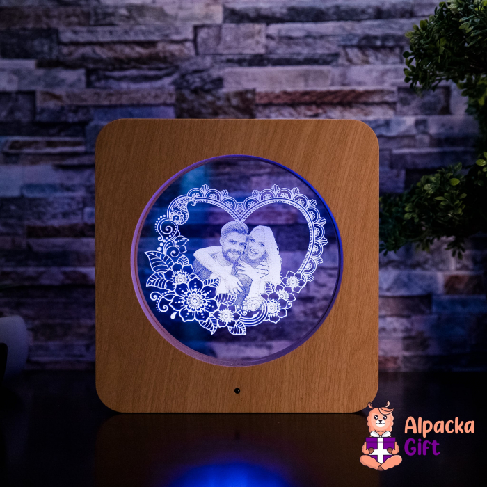 Ramă de Masă LED - Inimă 2 [3]