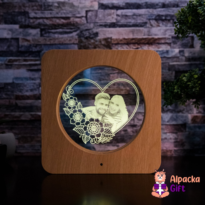 Ramă de Masă LED - Inimă 1 [4]