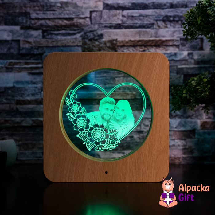 Ramă de Masă LED - Inimă 1 [2]