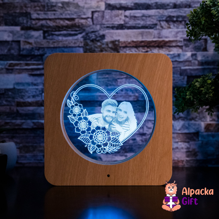 Ramă de Masă LED - Inimă 1 [5]