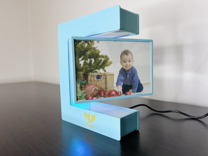 Lampă Levitantă Tip Tablou Albastră (Dreptunghiular) [4]