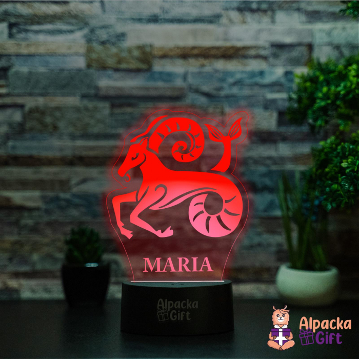 Lampă 3D - Zodia Capricorn [4]