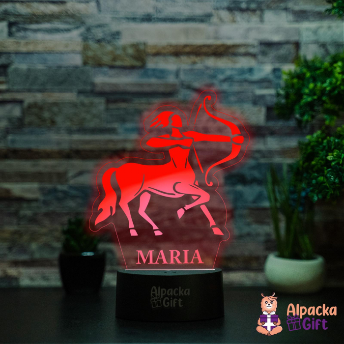 Lampă 3D Zodia Săgetător [4]