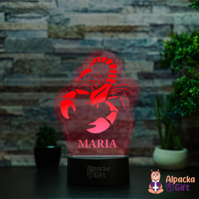 Lampă 3D Zodia Scorpion [4]