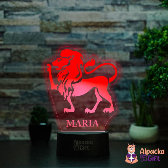 Lampă 3D Zodia Leu [5]